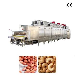 Continuous hot air Belt type nut Roasting Machine